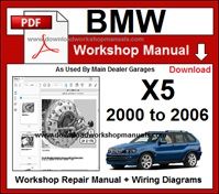 BMW x5 E53 PDF Workshop Repair Manual 2000 to 2006